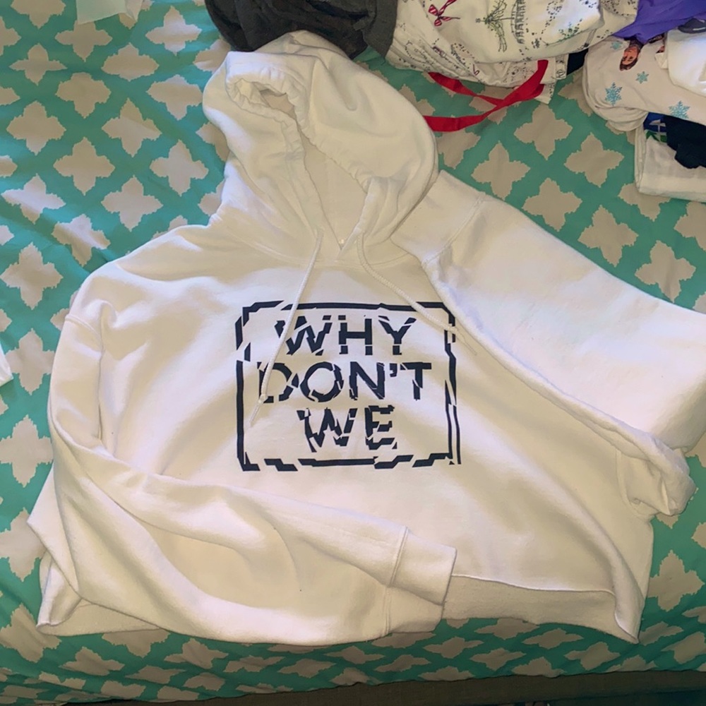 Why don’t we, cropped hoodie
